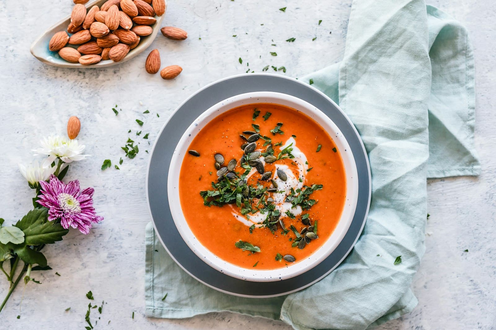 Bowl of Indian vegetarian dal